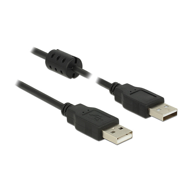 Kabllo USB DeLOCK 84893, USB-A në USB-A, 5 m, USB 2.0 – Zezë