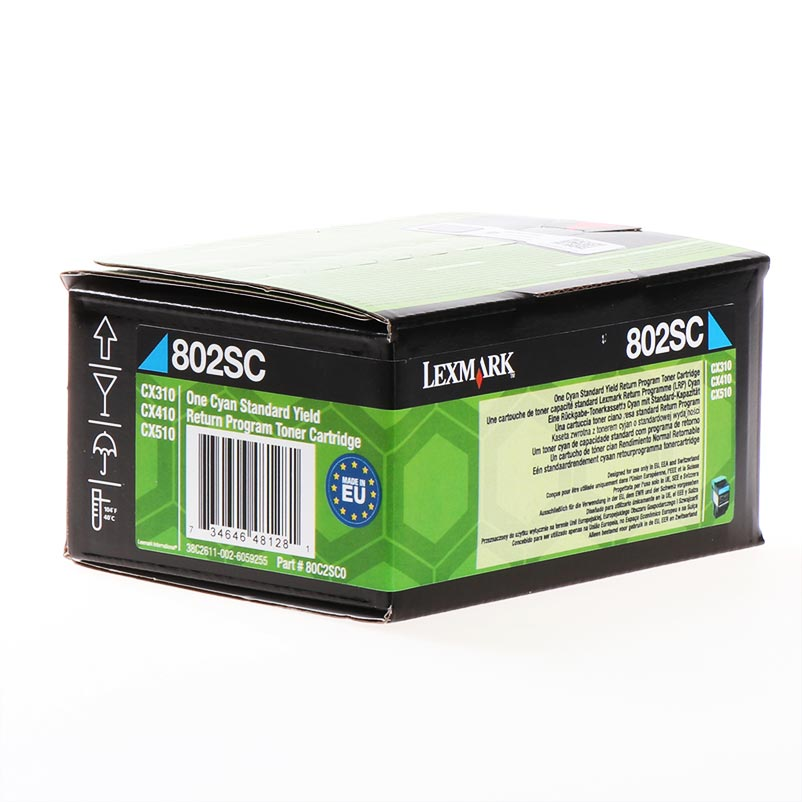 Toner Lexmark 802SC / XL – Blu