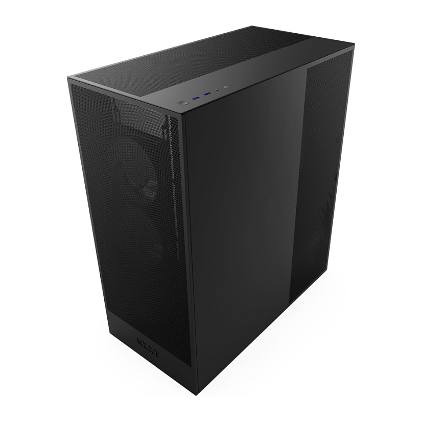 Kasë NZXT H7 Flow TG CM-H72FB-01 -Zezë thumbnail 4