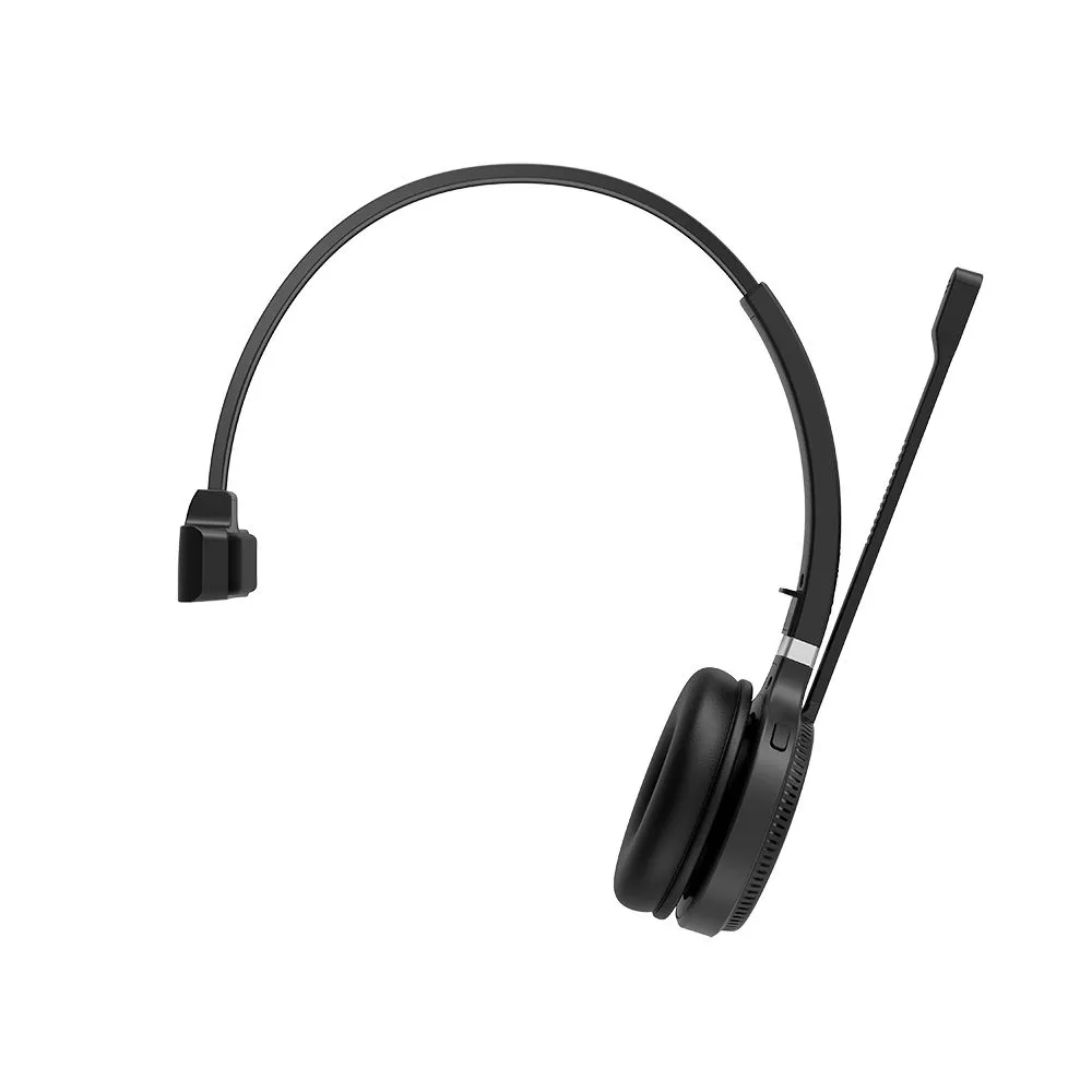 Kufje pa kabllo Yealink WH62 Mono UC, 1308005, DECT, USB, 28mm, deri 13 Orë, me Stativ - Zezë 2
