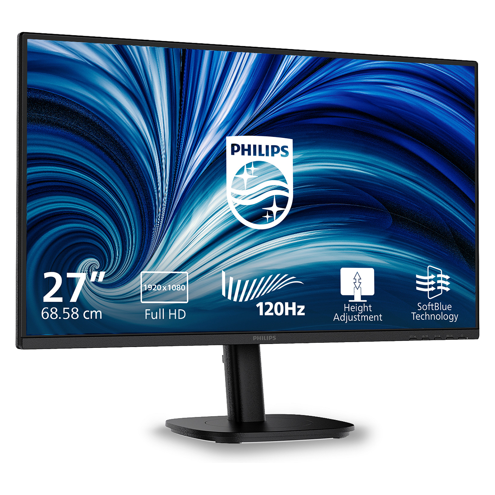 Monitor Philips 27B2N3200A, 27", FHD IPS, 120Hz, 4ms, HDMI+DP+VGA - Zezë 3