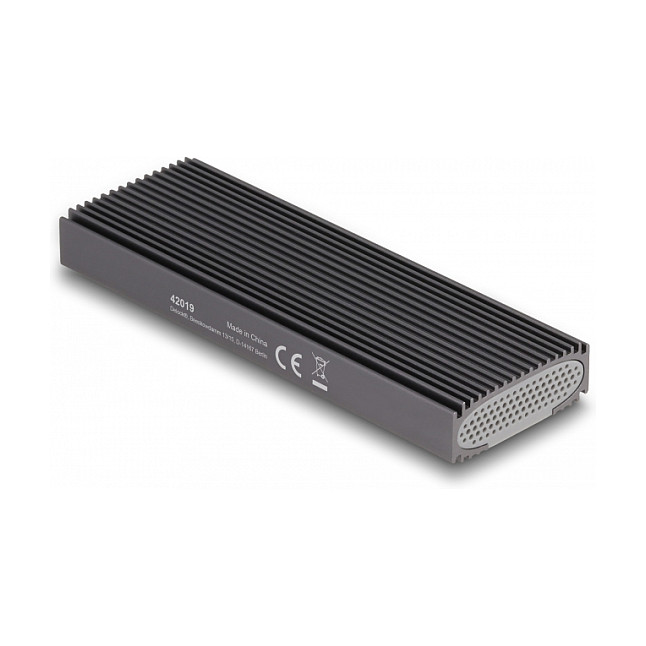 Delock 42019 External M.2 SSD Enclosure / NVMe PCIe + SATA / USB Type-C / 10Gbps / Tool-Free / 2230-2280 2
