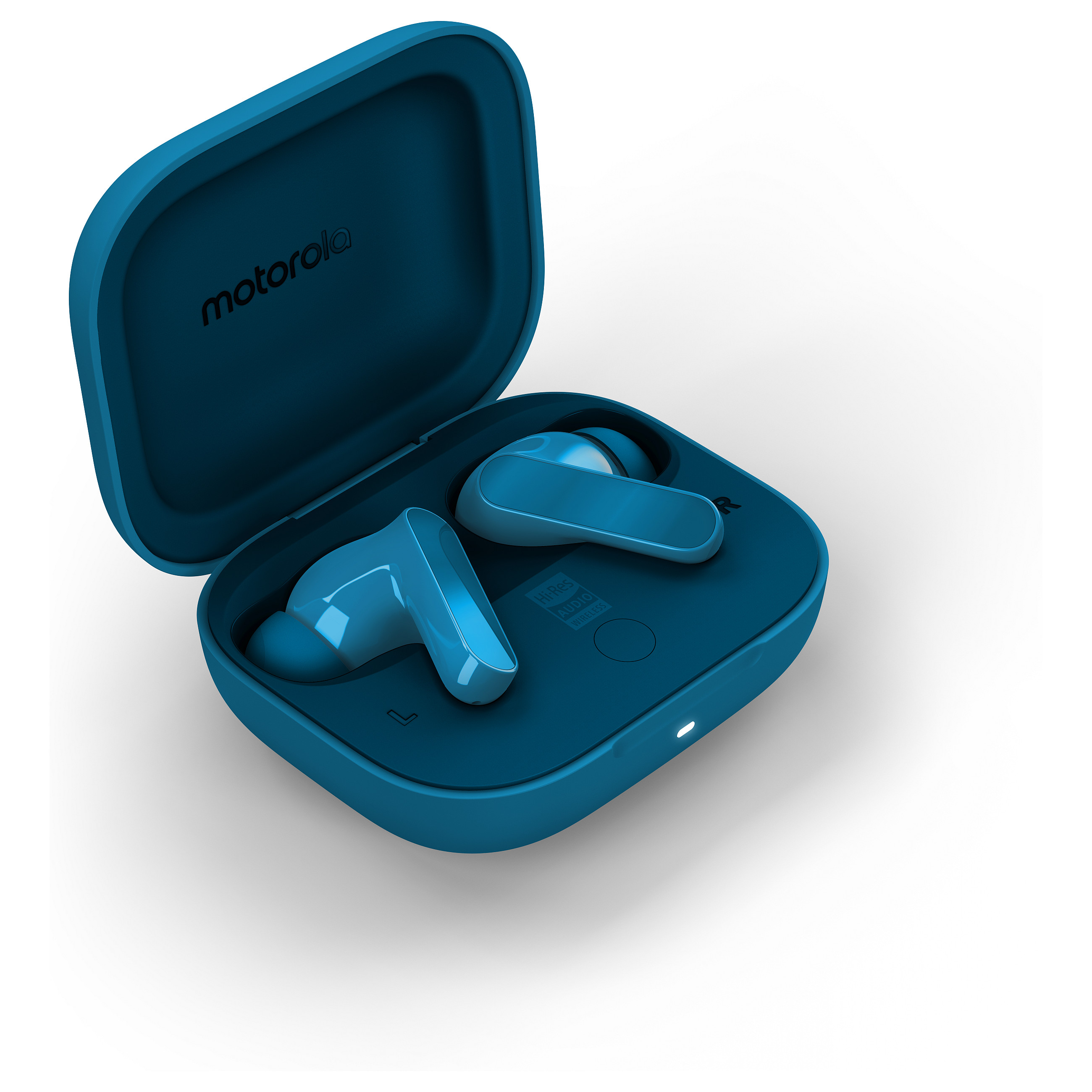 Kufje pa kabllo Motorola moto buds bass / TWS / Bluetooth 5.3 / 12.4mm / Dynamic ANC / Hi-Res Audio / 3 Mikrofona - Blu 8