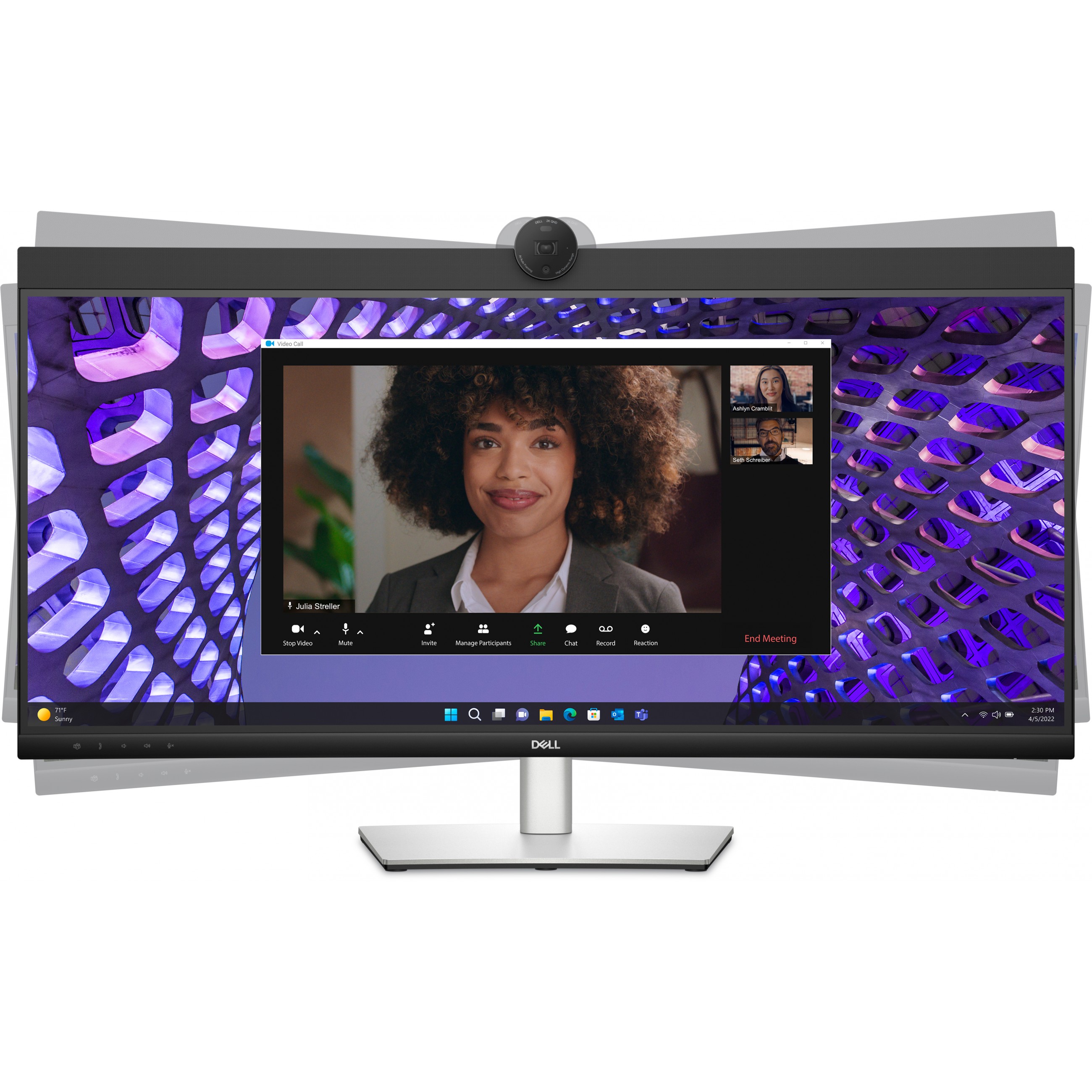 Dell P3424WEB - LED monitor - curved - 34" 3
