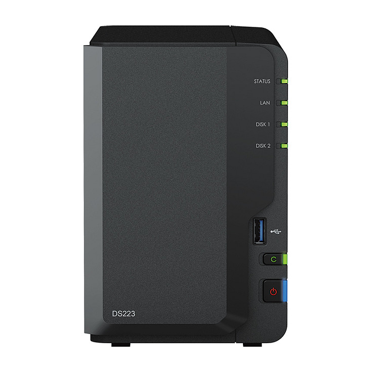 Synology DiskStation DS223 2-Bay NAS Realtek RTD1619B Quad-Core 1.7GHz 2GB DDR4 1GbE – E Zezë 2