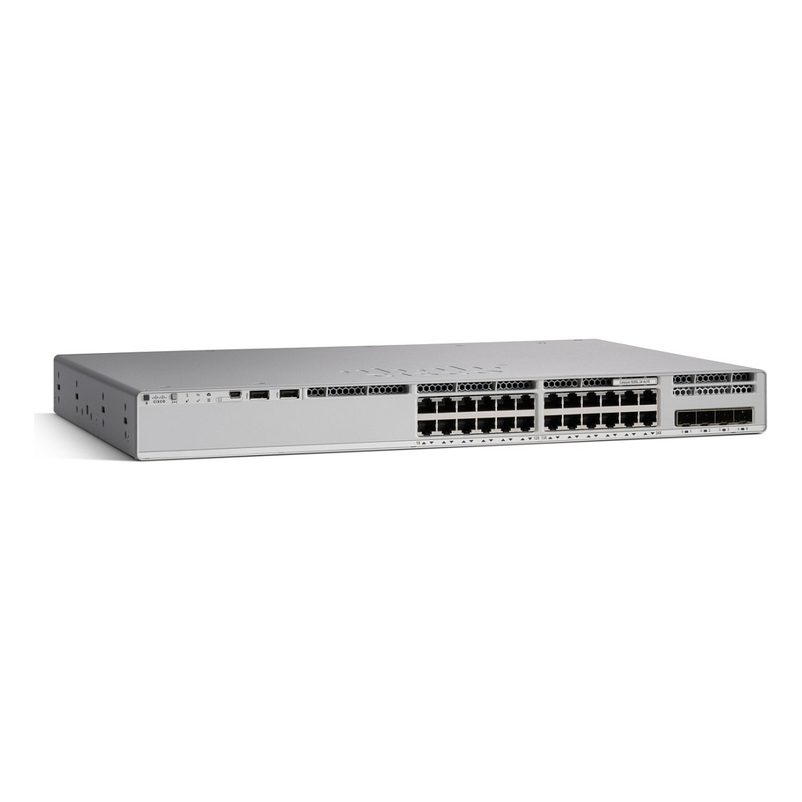 Switch Cisco Catalyst C9200-48P-E, 48x Gigabit Ethernet PoE+, Network Essentials, Layer 3 Managed, Rackmount 1U - Hiri thumbnail 3