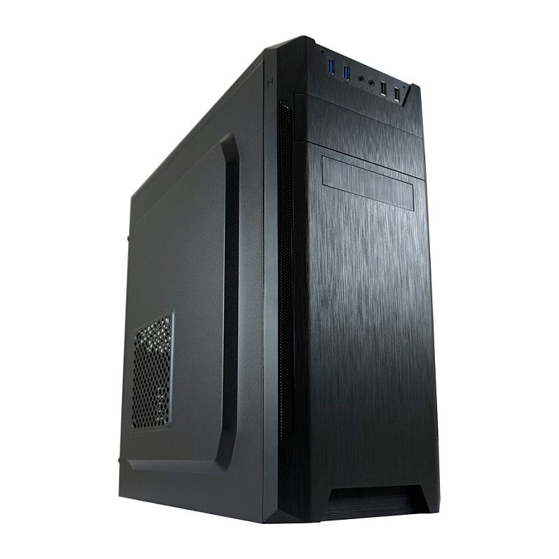 Kasë LC-Power LC-715B-ON / Seamless X / 4x120mm ARGB case fan / 1xUSB-C / 2x USB-A / I zi 2