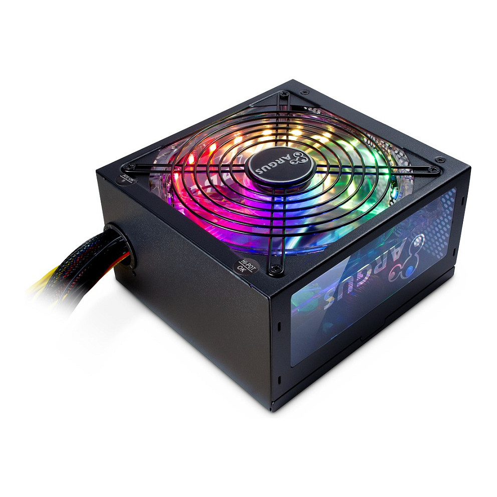 Furnizues Energjie Inter-Tech Argus RGB-500W II / 500W / ATX / 80 PLUS Bronze / Non Modular / 1x PCIe – Zezë