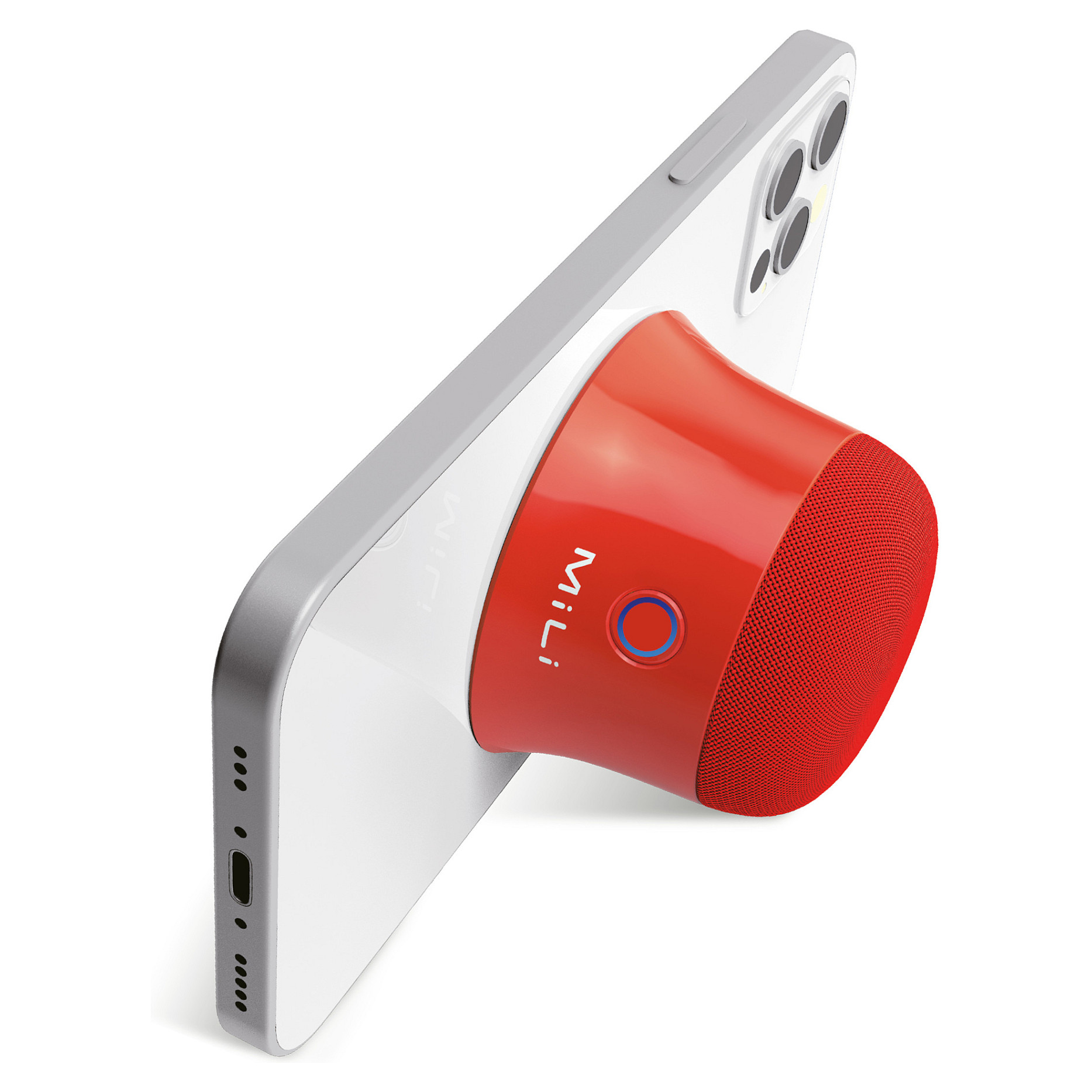 Altoparlant Ultron Mag Soundmate, 3W, Bluetooth, USB-C, Magnetik - Kuqe 2