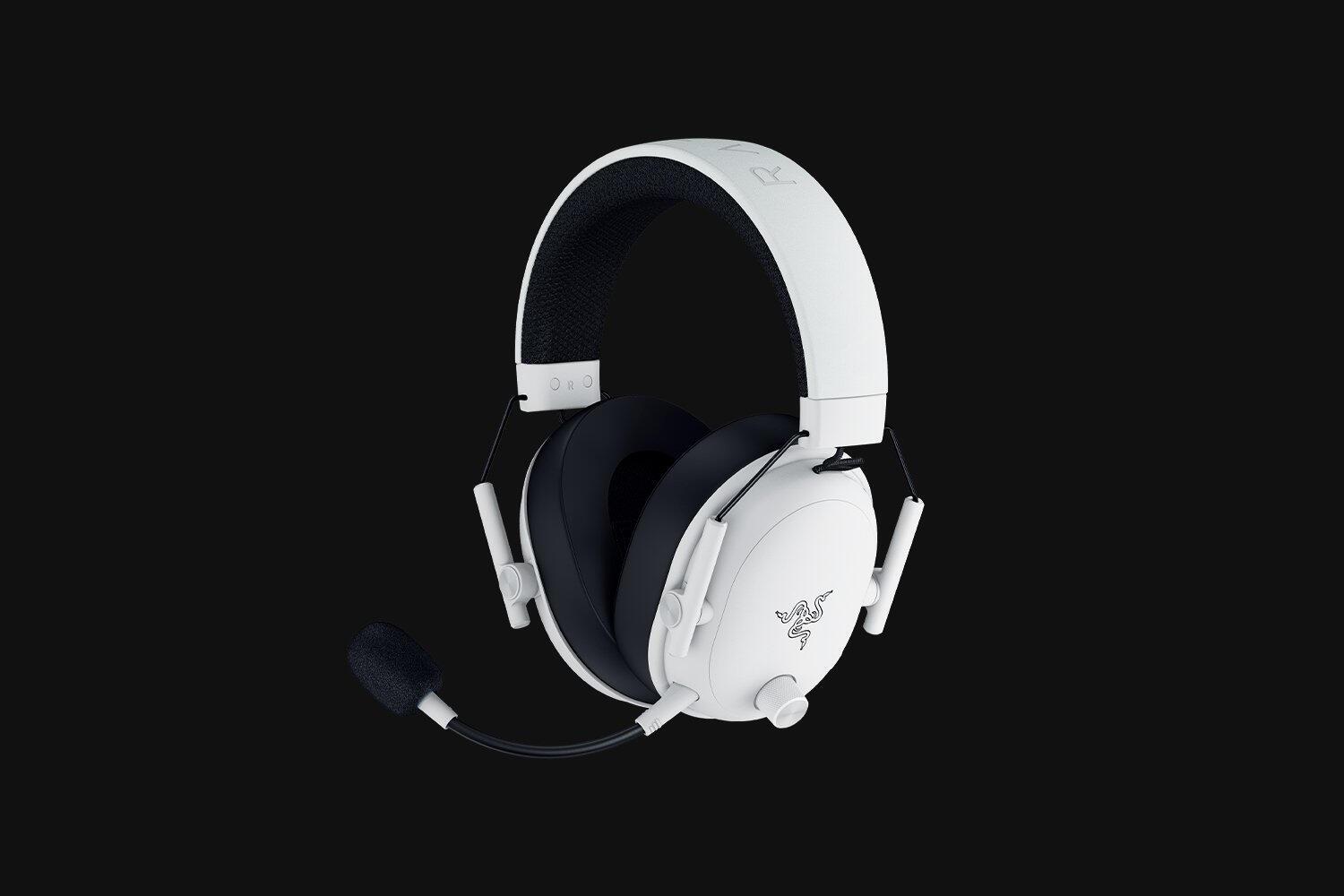 Kufje Gaming Razer BlackShark V3  / Wireless / TriForce Titanium 50mm / THX Spatial Audio - Bardhë 2