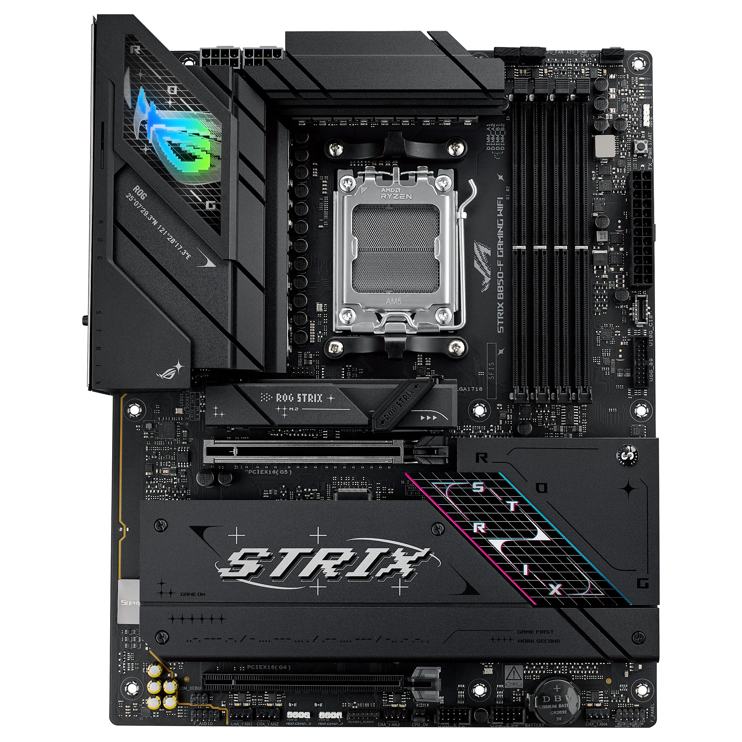 Pllakë amë AMD AM5 ASUS ROG STRIX B850-F Gaming WIFI.