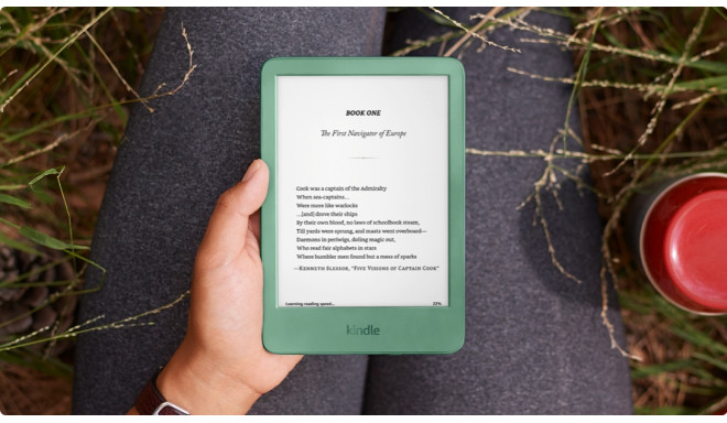 Tablet, Amazon Kindle 6" 16GB matcha green 2