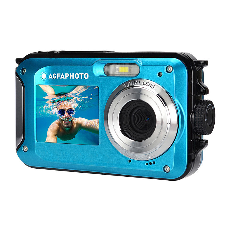Kamerë Digjitale AgfaPhoto WP8000, 24 MP, Zoom Digjital 16x, Full HD, Ekran 2.7" - Blu 3