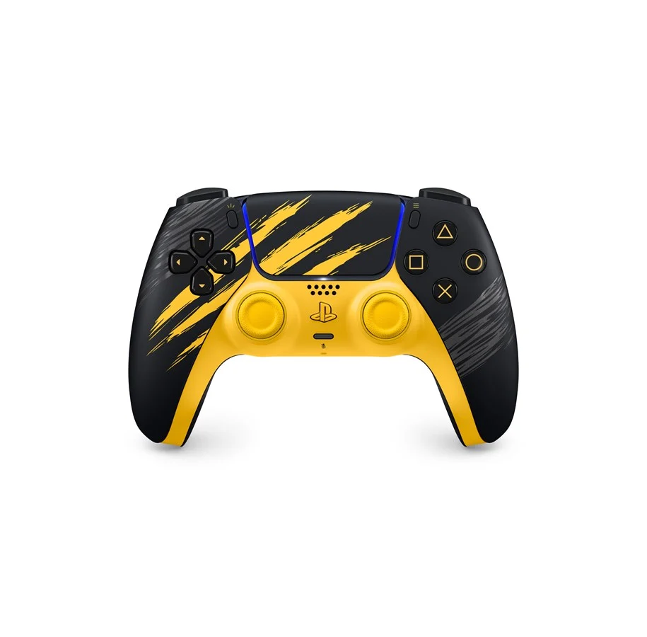 Kontroller për Sony DualSense, Marvel’s Wolverine Limited Edition, Wireless, Haptic Feedback, Adaptive Triggers, USB-C – Verdhë/Zezë