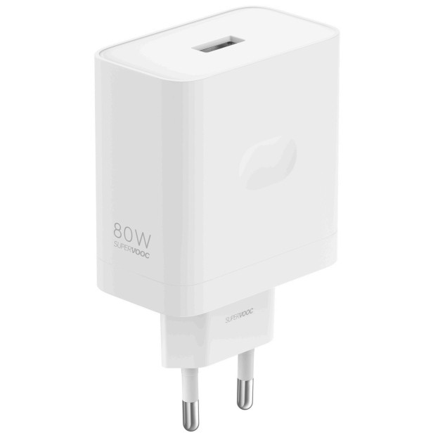 Karikues OPPO SUPERVOOC 2.0, 80W, USB-A - Bardhë