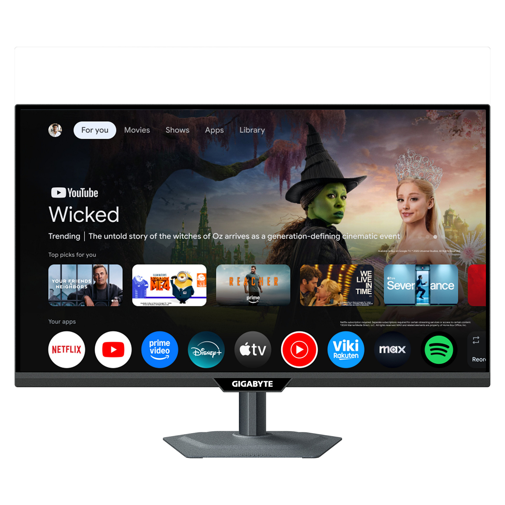 Monitor Gaming GigaByte M27QS / 27"/ Quad HD SS-IPS LED / 180Hz / 1ms / HDMI+DP- Zezë