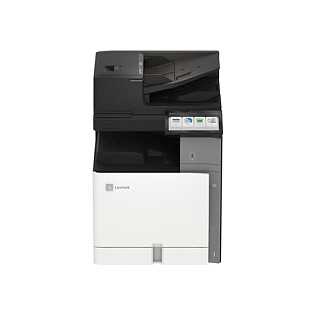 Printer Multifunksional Lexmark CX962se, Laser me Ngjyra, A3, 45 ppm, 1200 × 1200 dpi, Duplex, DADF 300-fletësh, 4 GB, Wi-Fi, Ethernet - Zezë/Bardhë