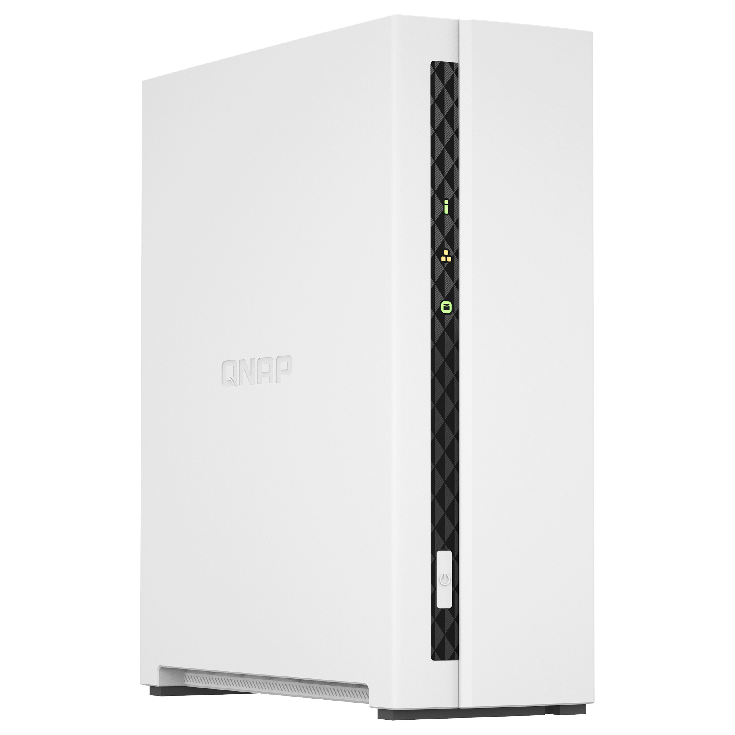 QNAP TS-133 1-Bay Desktop NAS Server – ARM Cortex-A55 Quad-Core 1.8GHz, 2GB DDR4, 1GbE, USB 3.2, SATA 6Gb/s 3