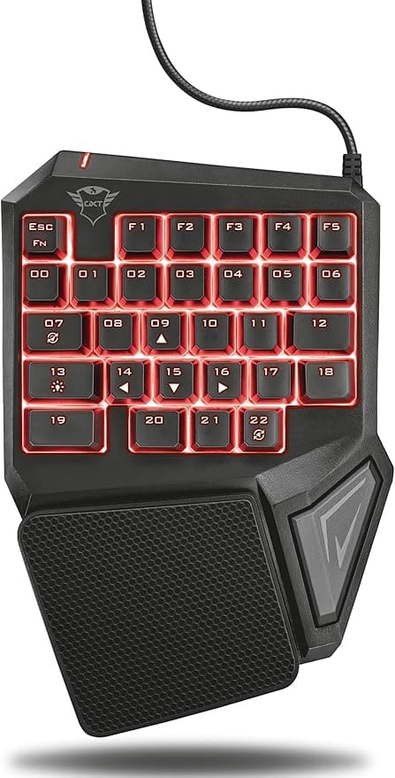 Tastierë Gaming Trust GXT 888 Assa / Mekanike / RGB / Me kabëll 1.8m / Anti-Ghosting / 438 x 150 x 35 mm / E zezë 2