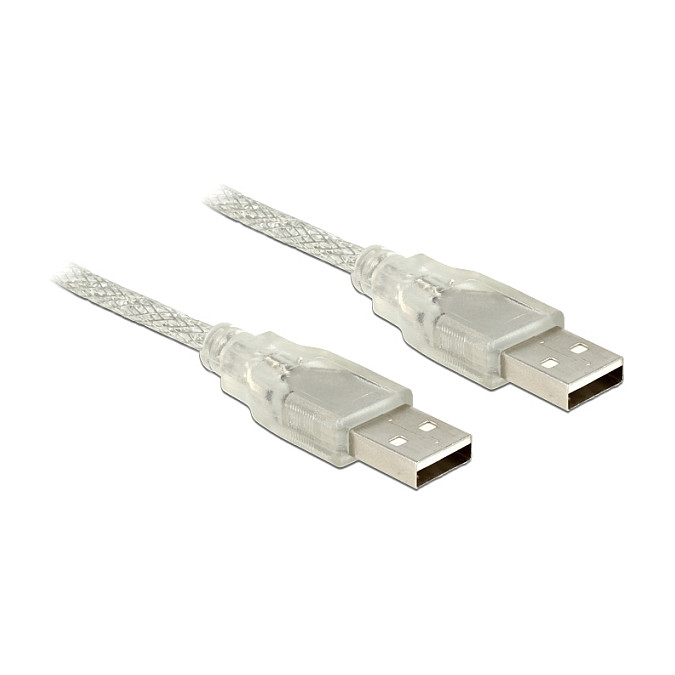 Kabllo USB DeLOCK 83886, USB-A në USB-A, USB 2.0, 0.5 m - Transparente 8