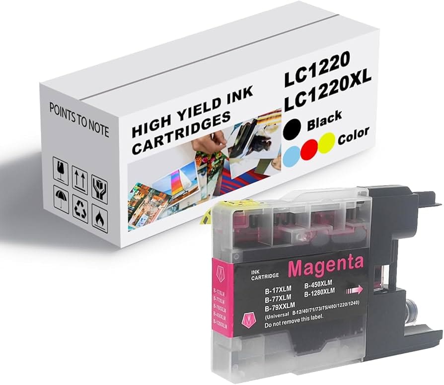 Cartridge Brother LC1220/1240 / Magenta / Compatible 2