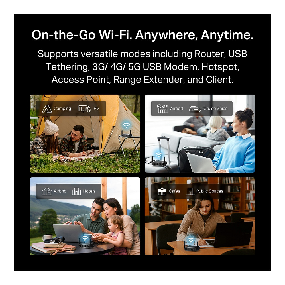 TP-Link TL-WR3602BE BE3600 Wi-Fi 7 Dual-Band 2.5GbE USB 3.0 Travel Router – E Zezë 7