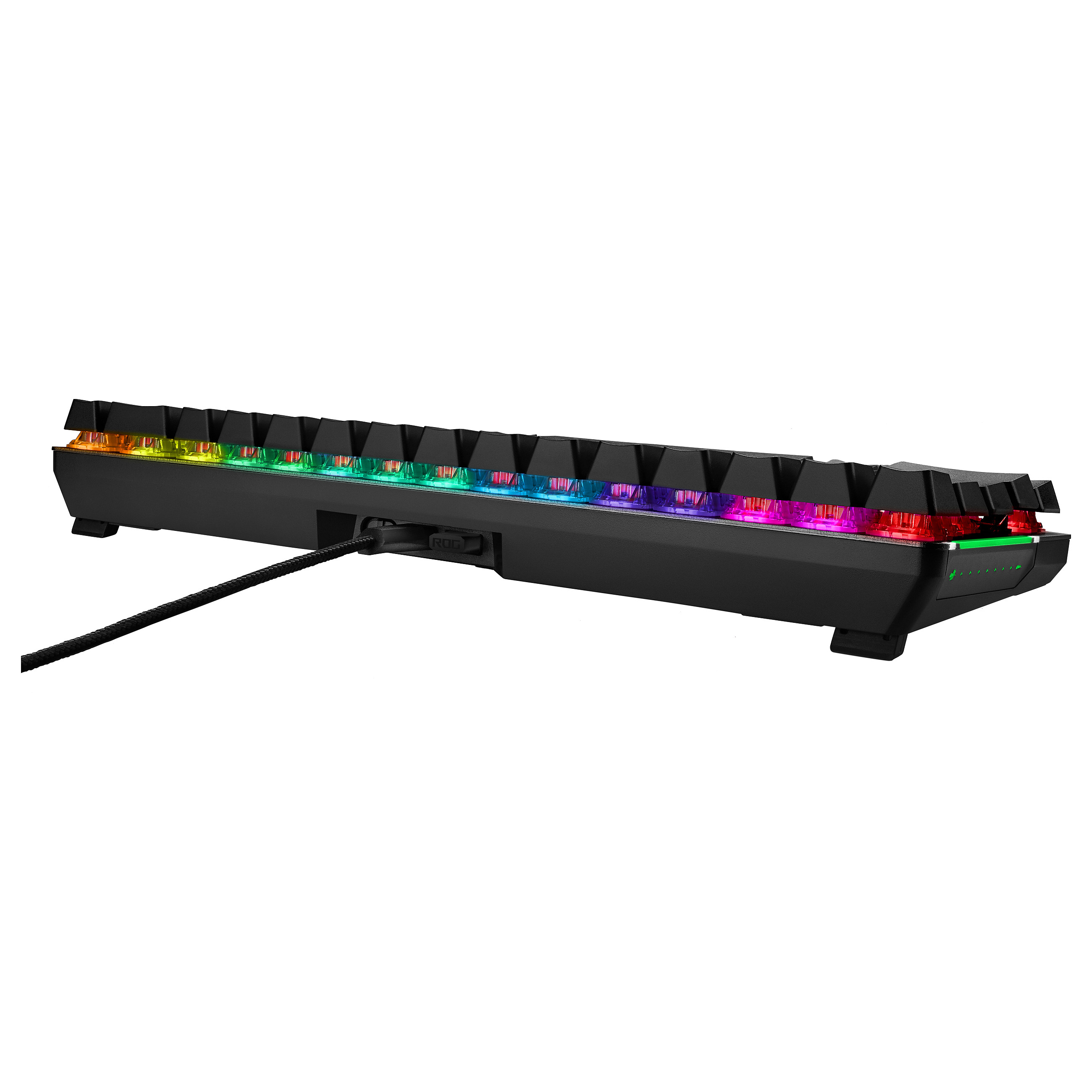 Tastierë Gaming ASUS ROG Falchion / Wired / 65% / Cherry MX RGB Red / USB + RF Wireless 2.4 GHz / AZERTY FR / RGB - Zezë 6