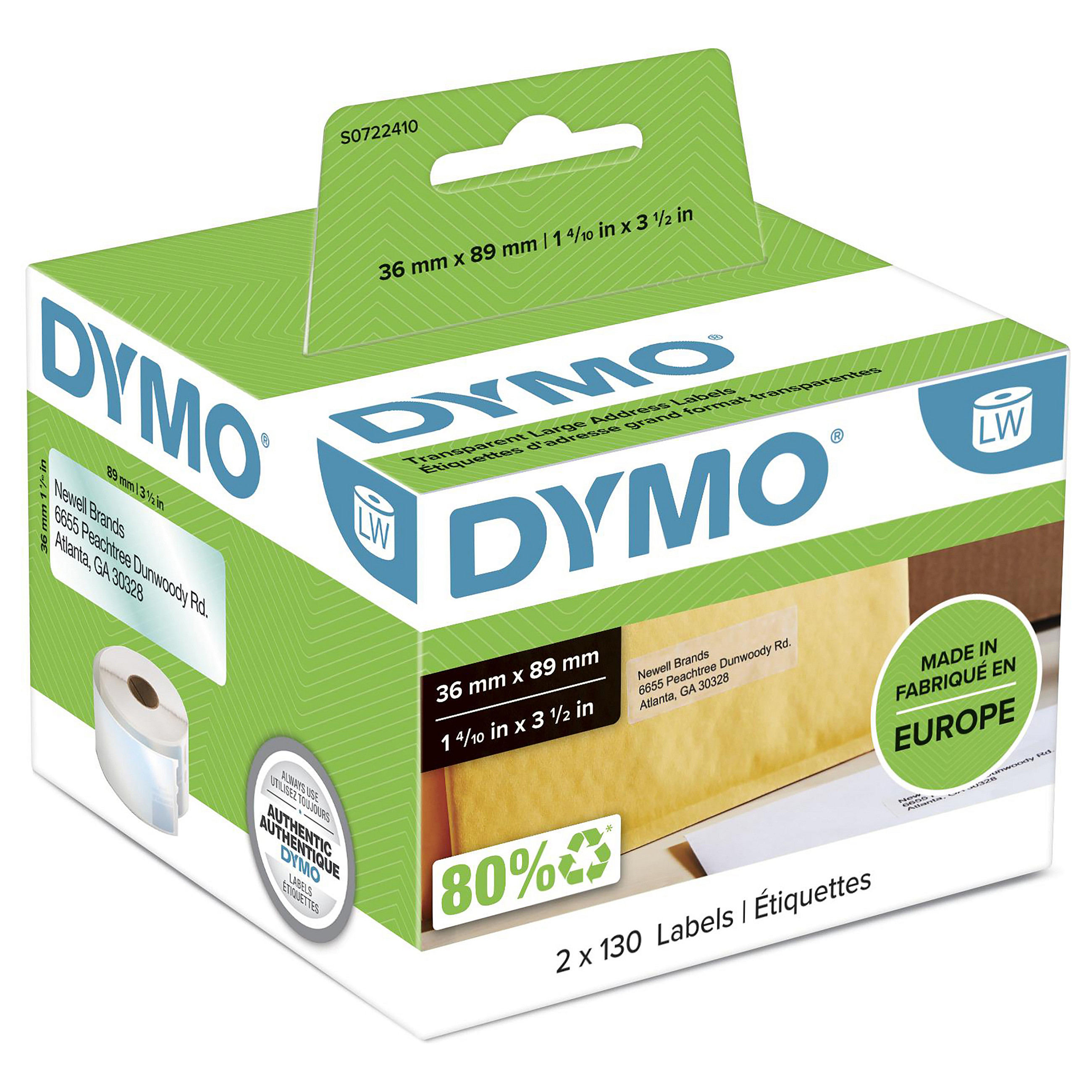 Etiketa DYMO LabelWriter Durable 2112289, 57 × 32 mm, 800 copë - Bardhë 9