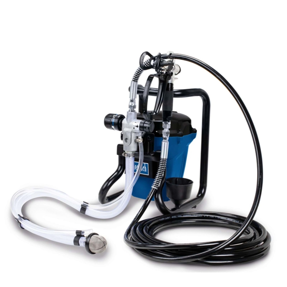 Sistem Lyerjeje Airless Scheppach ACS3000, 750W, 1.1L/min, 207bar, Zorrë 7.6m - Blu/Zezë