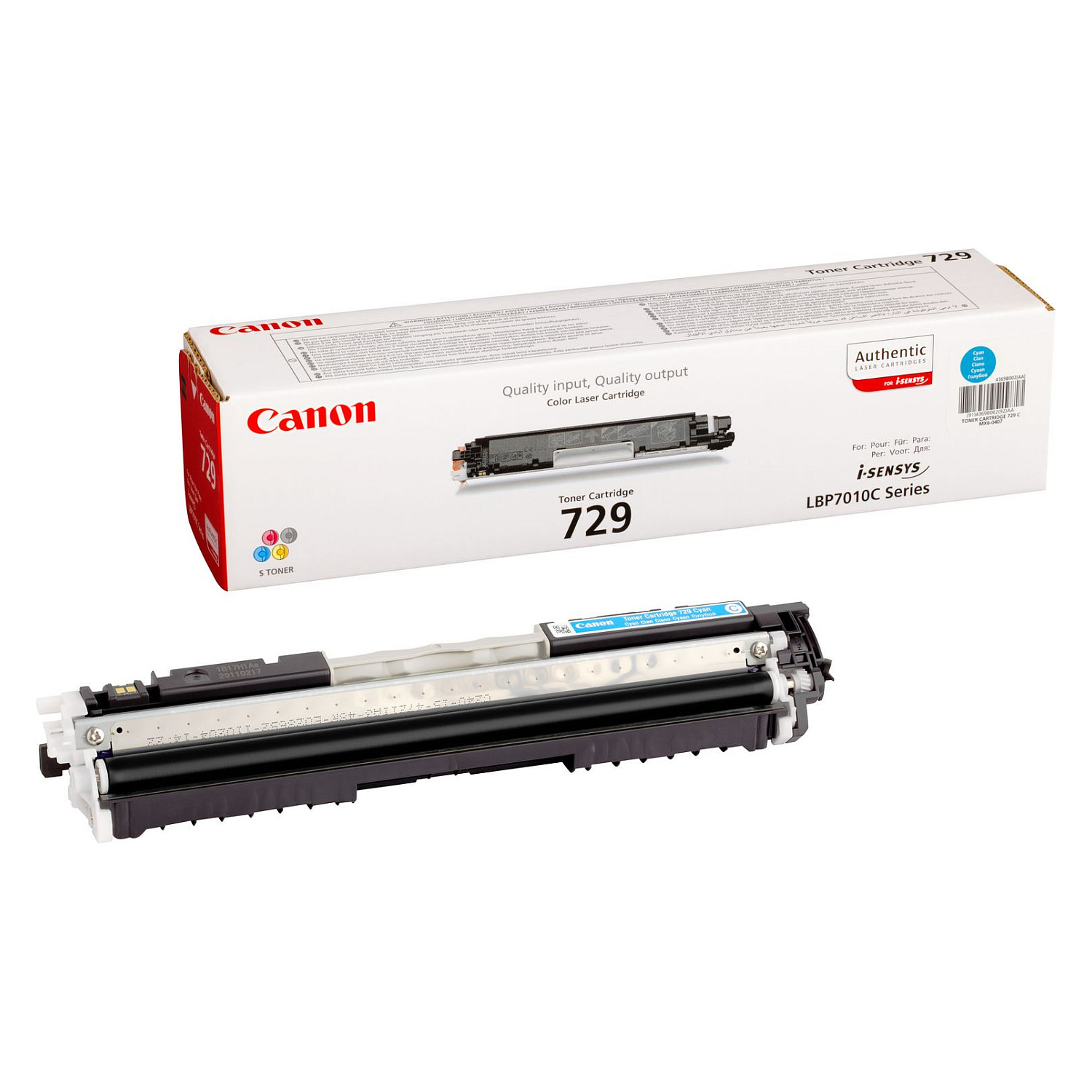 Toner Canon 729C / 4369B002 – Blu