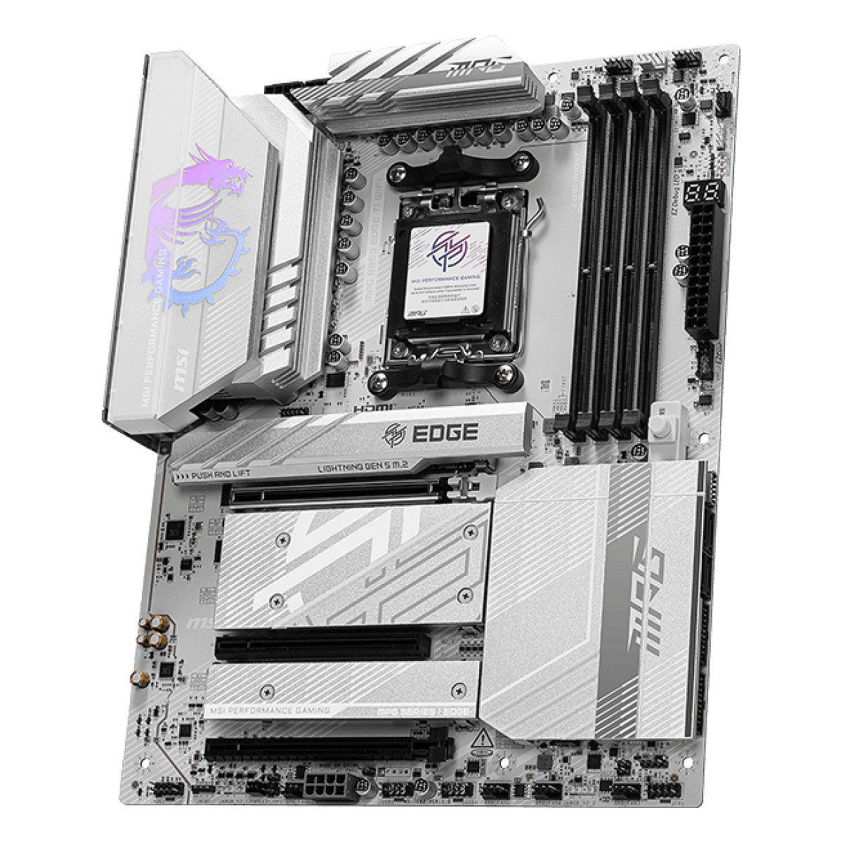 Pllakë Amë MSI MPG B850 EDGE TI Wifi thumbnail 3