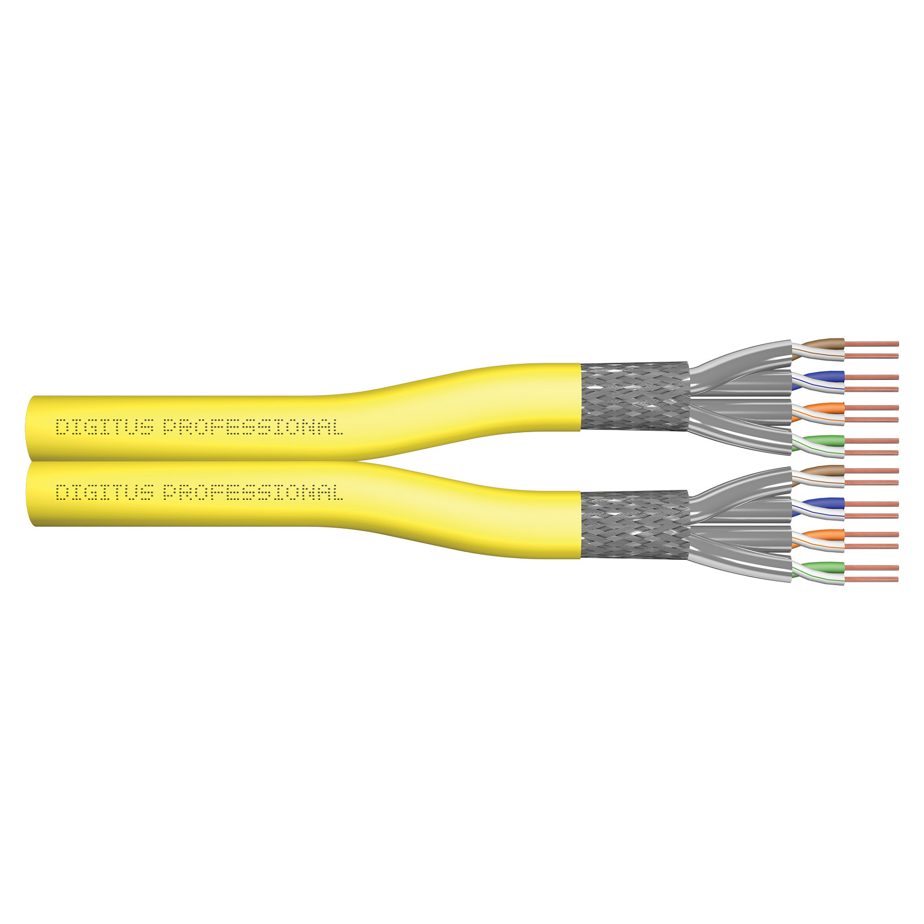 Kabllo për Rrjet Digitus DK-1512-005/B / Cat 5e / U/UTP / RJ-45 / 1000 Mbit/s / 0.5m - Zezë 3