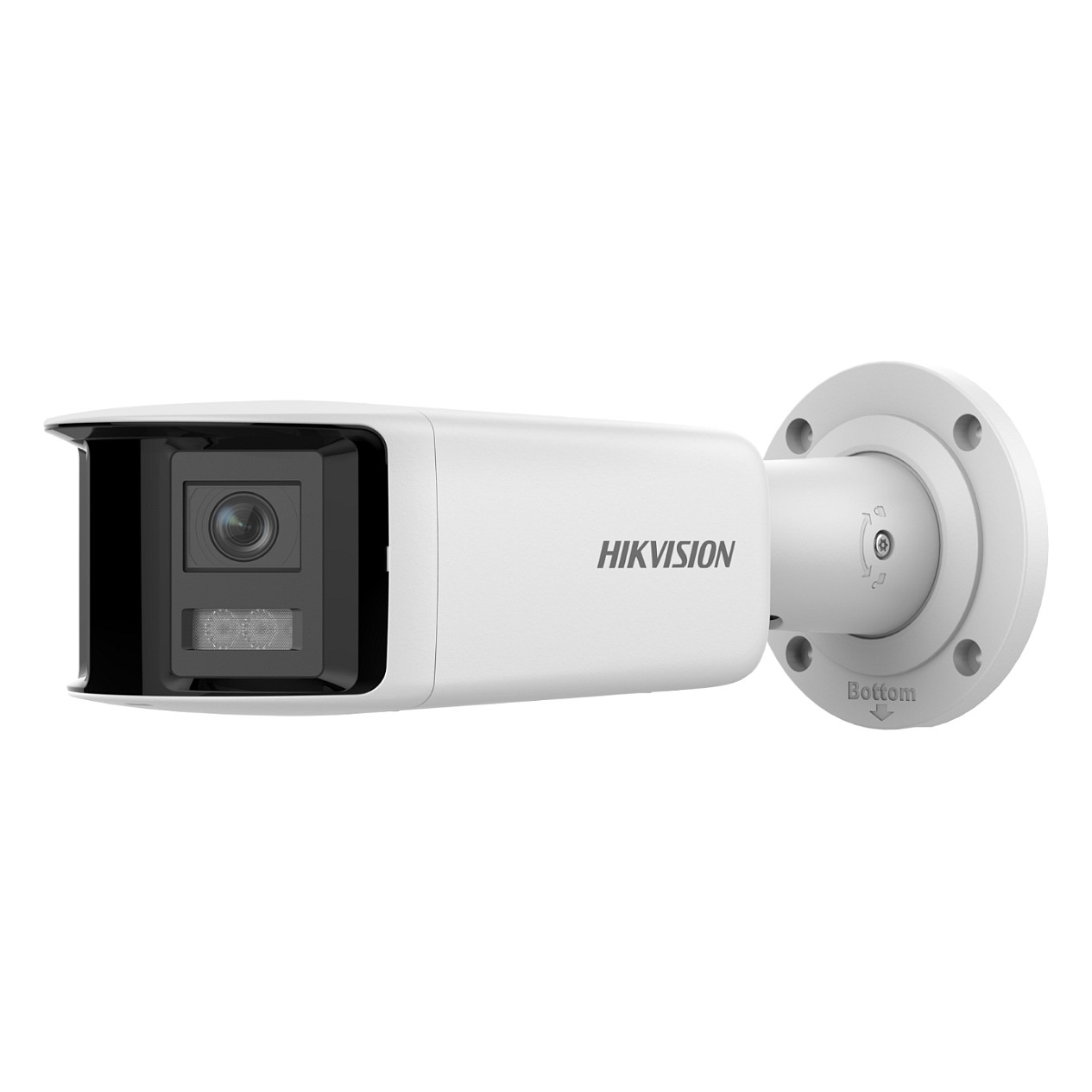 Kamerë Sigurie IP CCTV Hikvision DS-2CD2T46G2P-ISU/SL, 4MP, 2 x 2.8mm, 180°, AcuSense, DarkFighter, WDR 120 dB, PoE - Bardhë