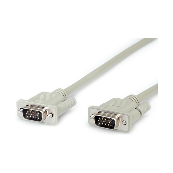 Kabllo VGA LogiLink CV0003 / 2x Male / 5 m - Zezë 3