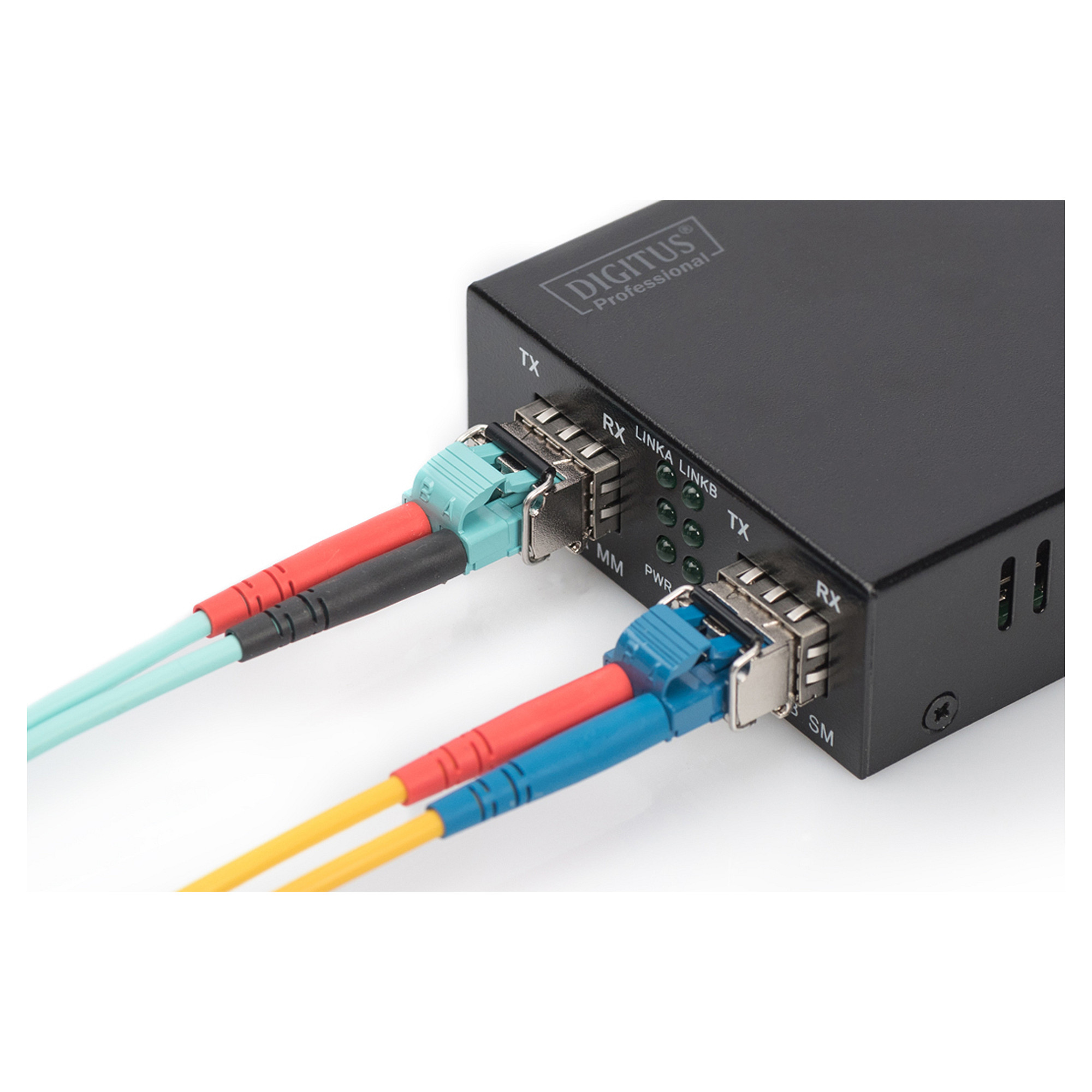DIGITUS LWL Adapter LC Duplex / Multimode / SFP Modul / 1.25Gbps thumbnail 3