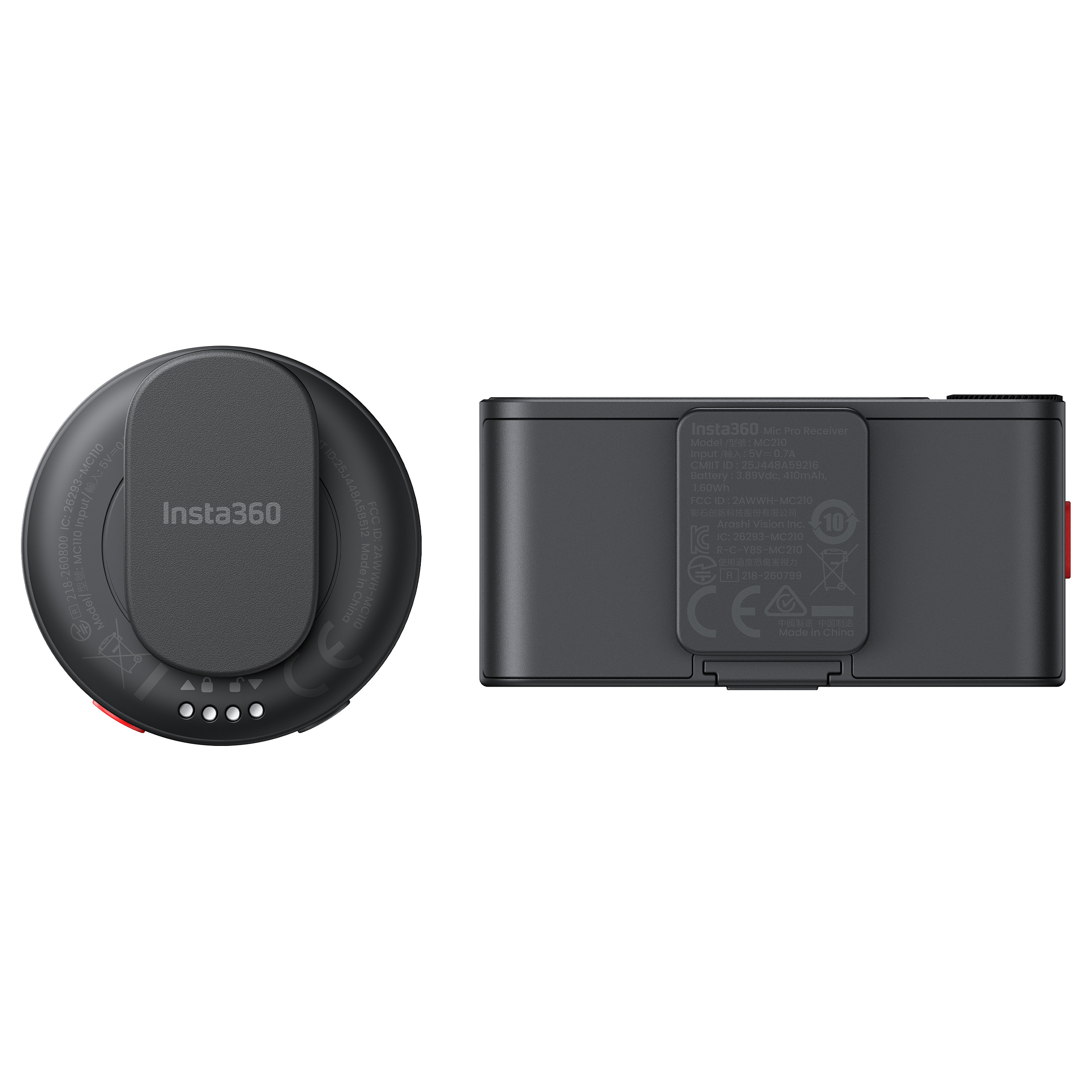 Aksesorë Audio Insta360 Mic Pro / Wireless / USB-C - Zezë thumbnail 3