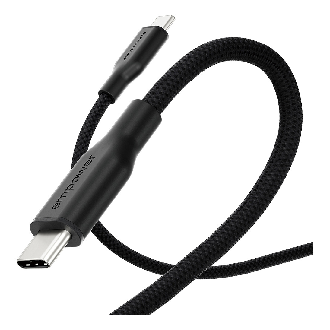 Kabllo empower by PanzerGlass Racing, EM94057, USB-C në USB-C, USB 2.0, 60W, 2 m - Zezë 6