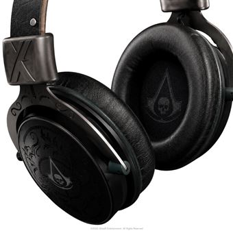 Kufje Gaming Lexip Tattoo Assassin's Creed Black Flag: Resynced, Bluetooth, 2.4GHz, 3.5mm - Zezë 3