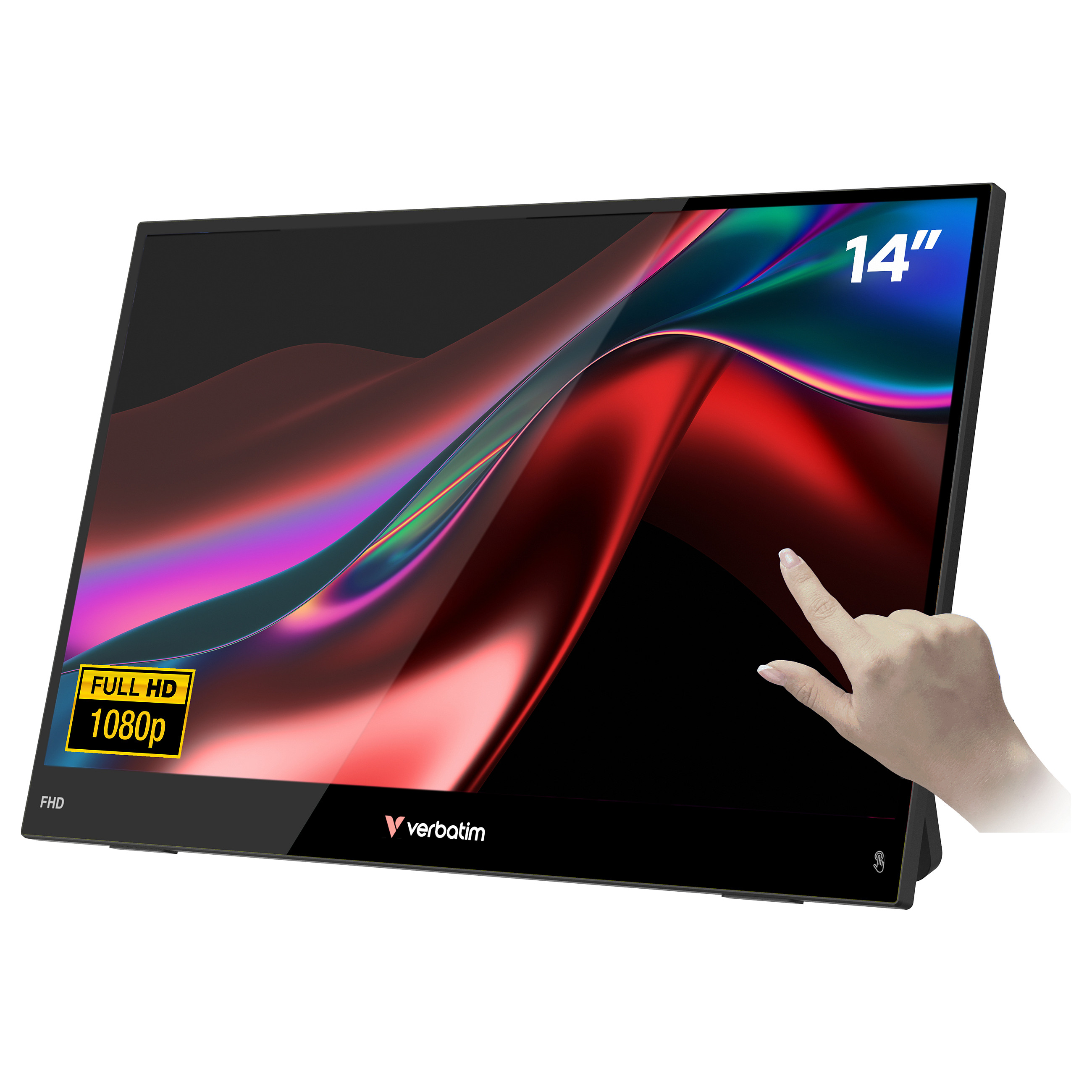 Verbatim LIGHT 32088 / 14" / Full HD IPS Touch / 60Hz / 6ms / HDMI + 2× USB-C / Power Bank 5000mAh – E zezë 5