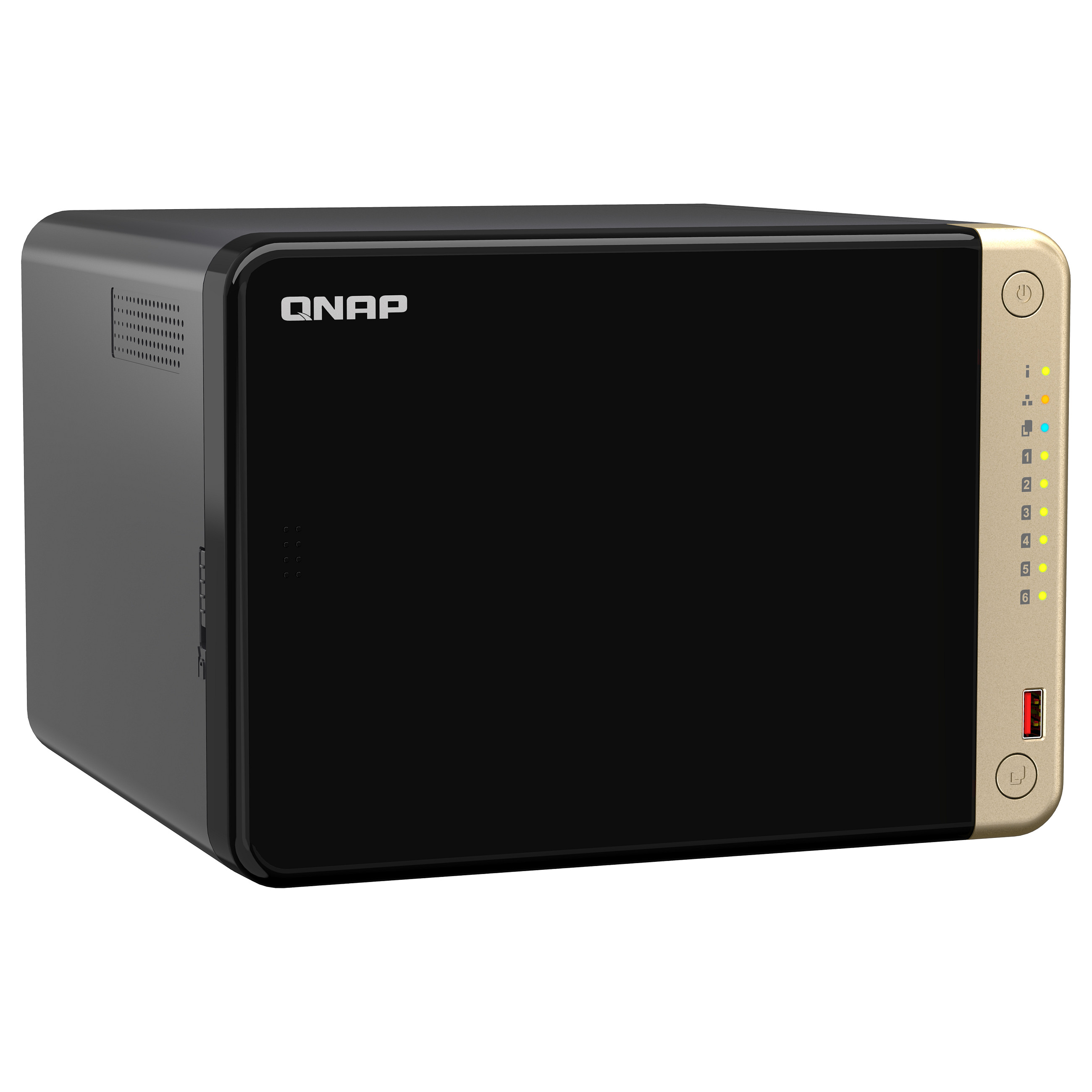 QNAP TS-664-8G 6-Bay NAS Server – Intel Celeron N5095, 8GB DDR4, 2x 2.5GbE, M.2 SSD Cache 3