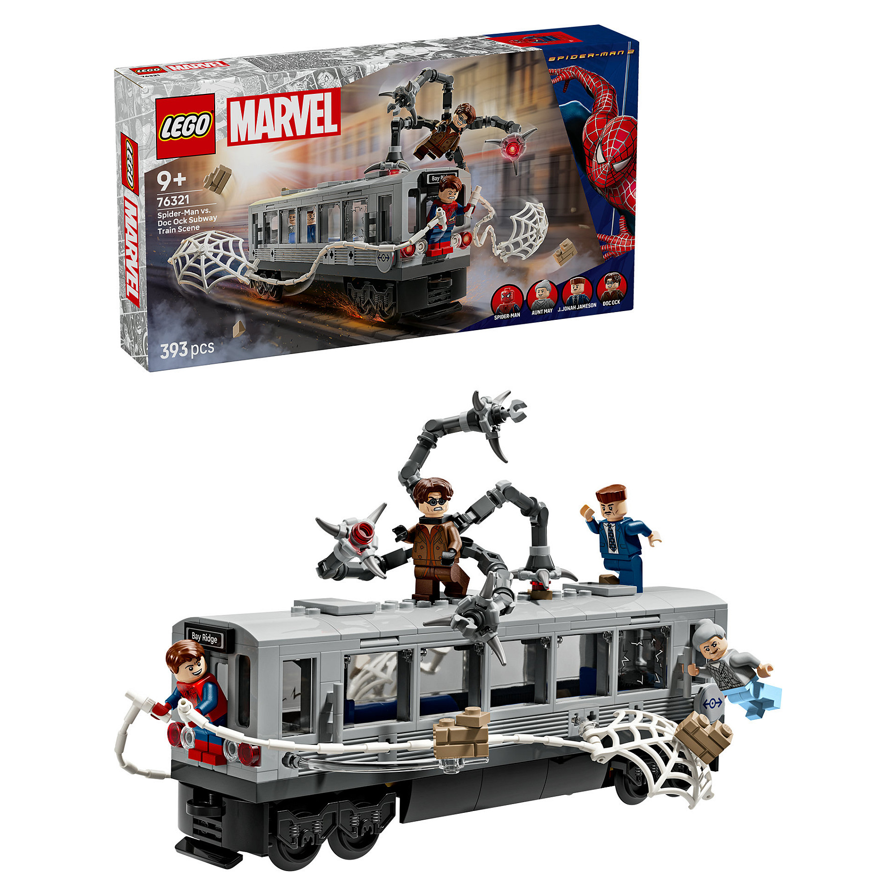 LEGO Spider-Man vs. Doc Ock Subway Train Scene thumbnail 4