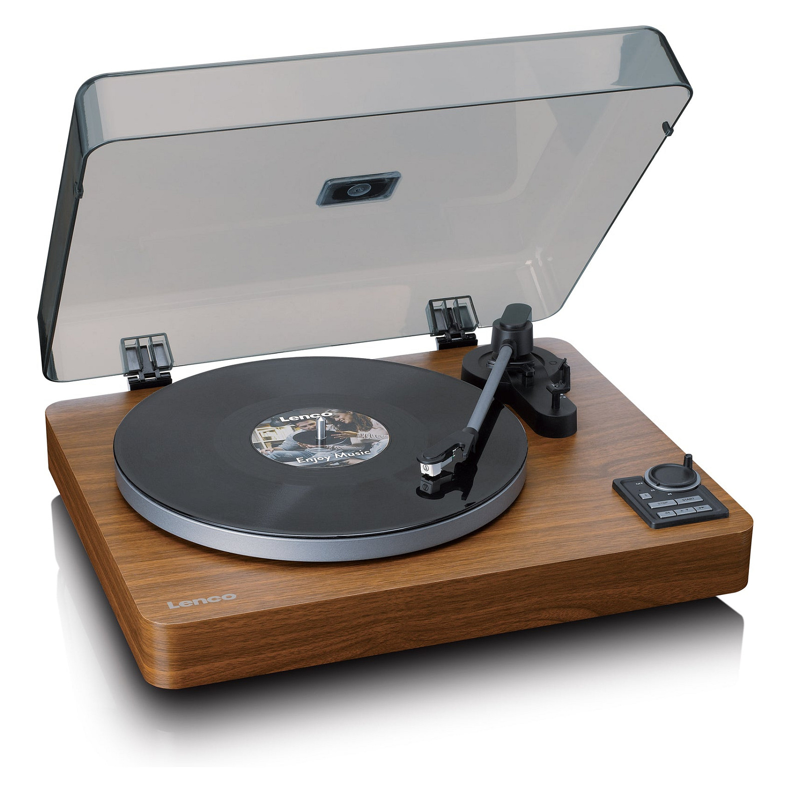 Gramafon Lenco LBTA-165WD, Bluetooth 5.3, Plotësisht Automatik, 33/45 RPM, Pre-amplifikator, AT3600L, Dalje RCA - Kafe 9