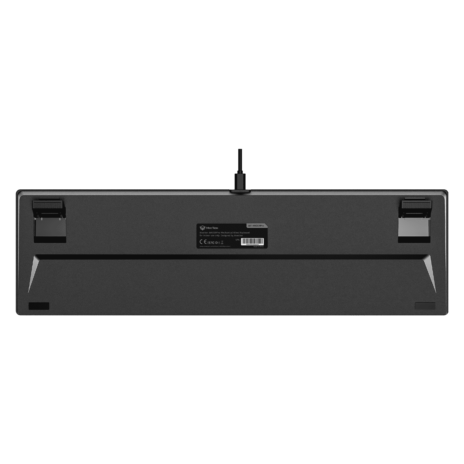 Tastierë Gaming Meetion MK009 Pro Mechanical / Red Switch / RGB / Anti-Ghosting / US / e zezë 2