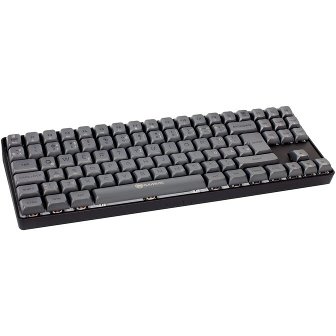 Tastierë Gaming GAMIAC TKL90G 75% / Mekanike / Kailh Blue Switches / RGB / USB-C - Zezë/Gri 2
