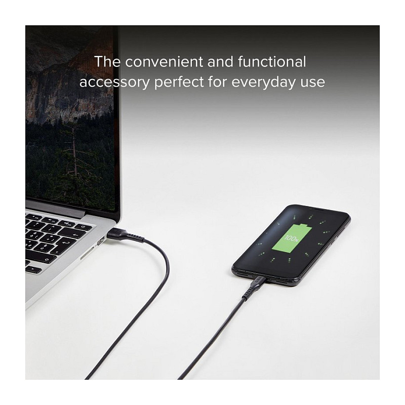 Kabllo SBS TECABLEMICRO2K / USB-A → Micro-USB B / USB 2.0 / 2m – Zezë thumbnail 5