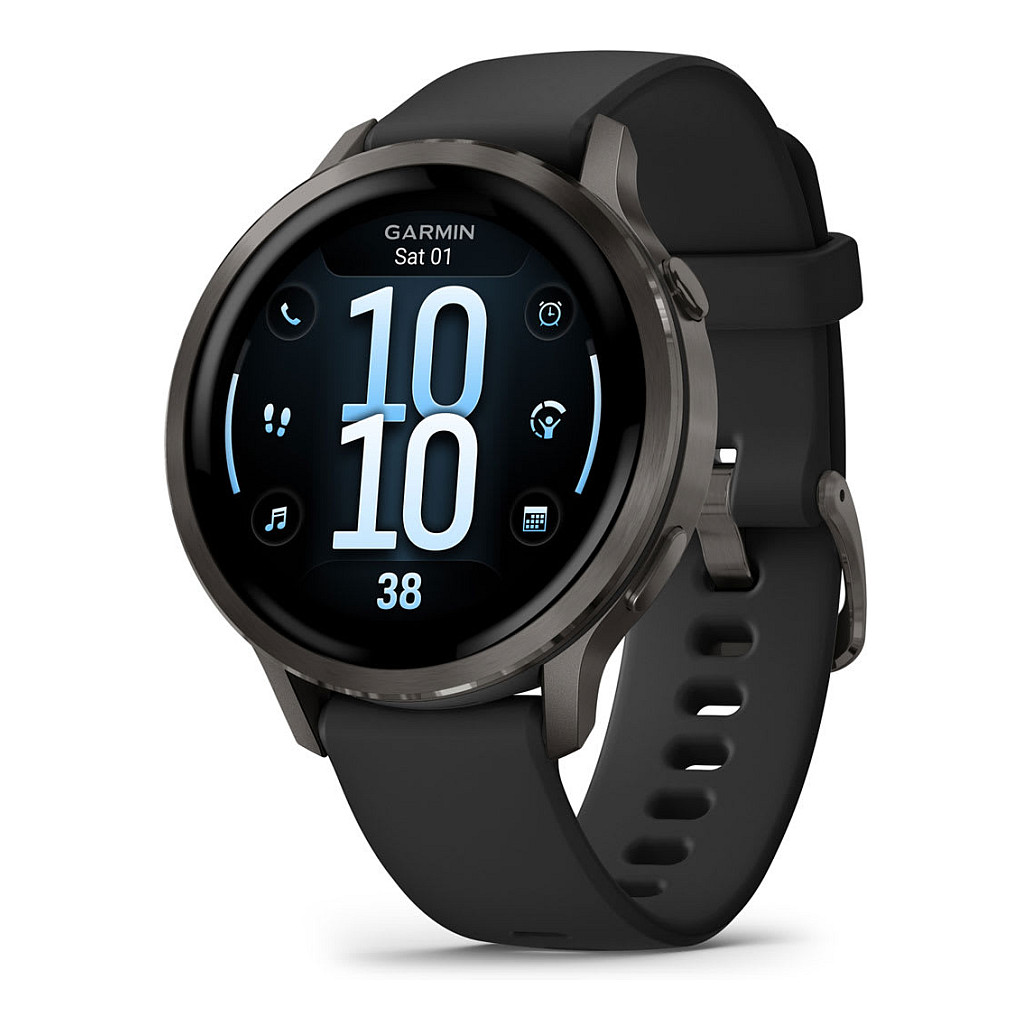 Orë e mençur Garmin Venu 4 / 41mm / Silicone Strap – Zezë