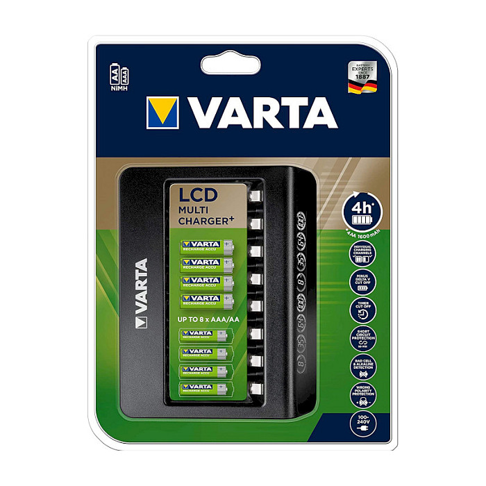 Bateri Charger LCD Multi Charger+ / Varta thumbnail 4