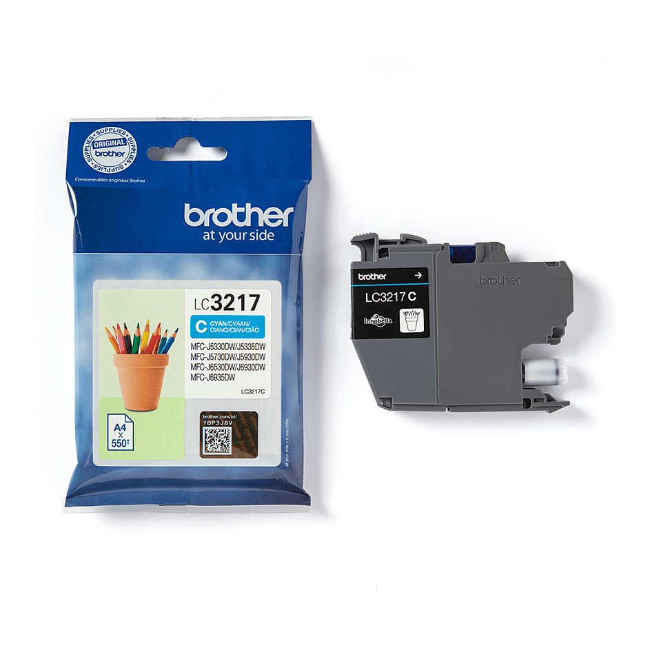 INK Brother LC-3217C Ink Cartridge – Blu thumbnail 2