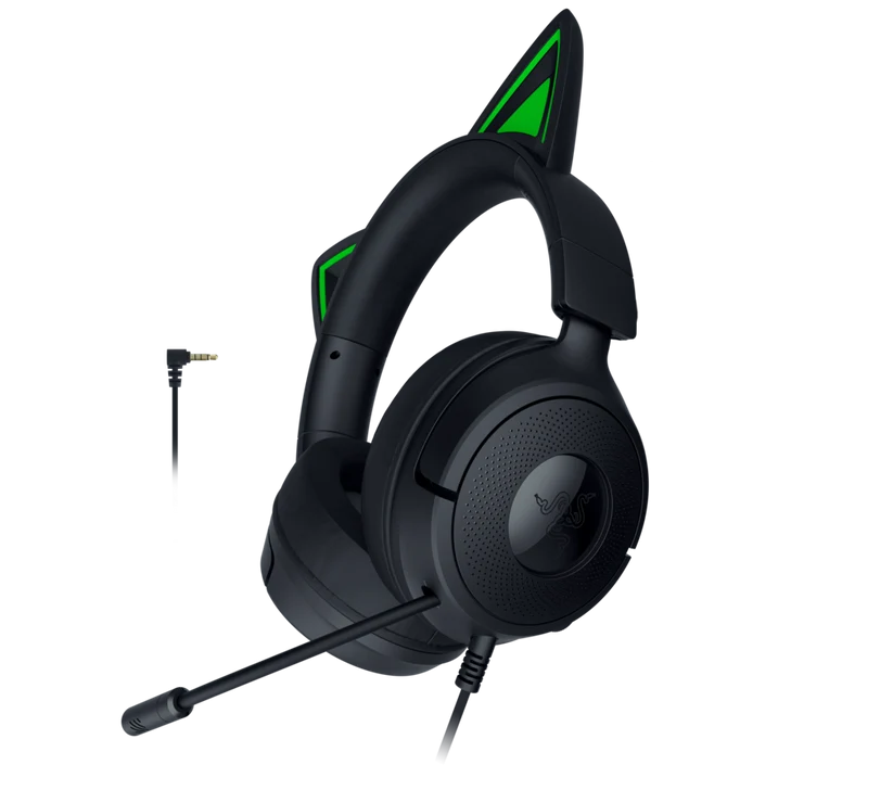 Kufje Gaming Razer Kraken Kitty V3 X / Wired / USB / 40mm / Virtual 7.1 / Mikrofon – Zezë/Gjelbër 5