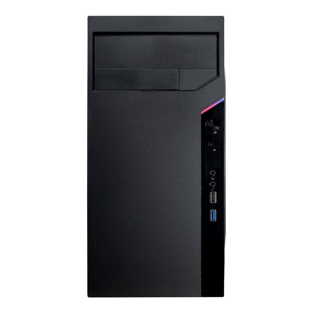Kasë Inter-Tech IT-6505 Reto Micro Tower ATX - Zezë thumbnail 2